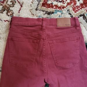 Madewell 9inch high rise skinny jeans